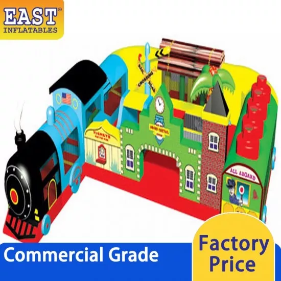 Fun Express Train Station Inflatable Fun Express Train Station Inflatable