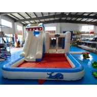Inflatable Pool And Slide Inflatable Pool And Slide