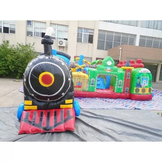 Fun Express Train Station Inflatable Fun Express Train Station Inflatable