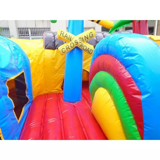Fun Express Train Station Inflatable Fun Express Train Station Inflatable