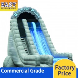 Roaring River Dual Lane Inflatable Dry Slide Roaring River Dual Lane Inflatable Dry Slide