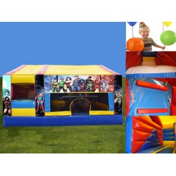 Funhouse Justice League Jumping Castle