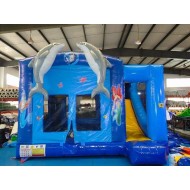 Dolphin Combo Bouncy Castle Dolphin Combo Bouncy Castle