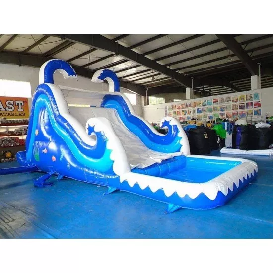 Backyard Inflatable Pool Slide